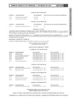 edital n&ordm; 031/2010 - Minist&eacute;rio P&uacute;blico do Estado do Cear&aacute;