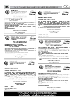 120 - Diário Oficial dos Municípios