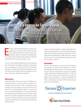 SERADA EXPERIAN - Service Desk