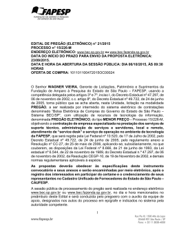 1 EDITAL DE PREG&Atilde;O (ELETR&Ocirc;NICO) n&deg; 21/2015