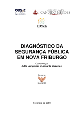 diagn&oacute;stico da seguran&ccedil;a p&uacute;blica em nova friburgo