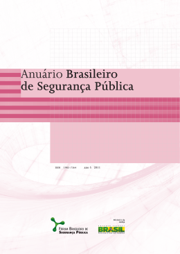 Anu&aacute;rio Brasileiro de Seguran&ccedil;a P&uacute;blica