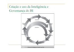 Criação e uso da Inteligência e Governança do BI