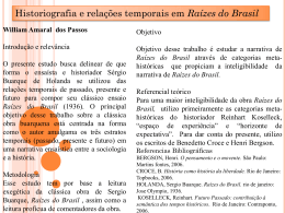 Historiografia e relações temporais em Raízes do Brasil