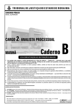 Prova - caderno B