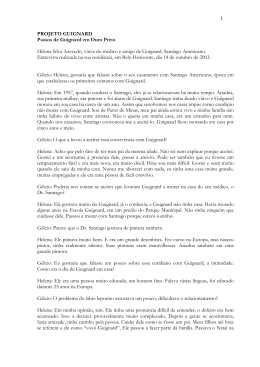 1 PROJETO GUIGNARD Passos de Guignard em Ouro Preto