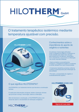 O tratamento terap&ecirc;utico isot&eacute;rmico mediante