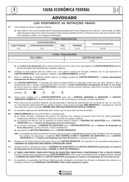 PROVA 1 - ADVOGADO.indd