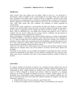 8&ordm; PER&Iacute;ODO &ndash; PENAL e gabarito