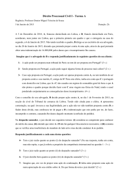 &Eacute;poca normal - Faculdade de Direito de Lisboa