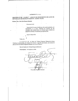 i AC&Oacute;RD&Atilde;O N"I 111.111 PROCEssO Nn 846 - cLAssE v`