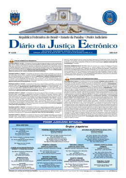 PODER JUDICI&Aacute;RIO ESTADUAL &Oacute;rg&atilde;os Julgadores