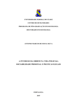 a invers&atilde;o da ordem na vida policial