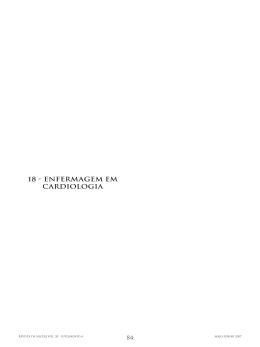 18 - enfermagem em cardiologia