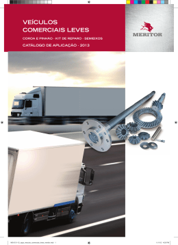 Eixo Diferencial Comercial Leve