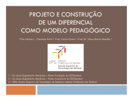 projeto e construção de um diferencial como modelo pedagógico