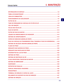 4. manuten&ccedil;&atilde;o