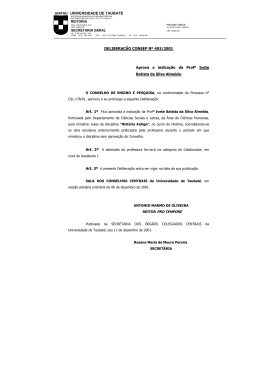 DELIBERAÇÃO CONSEP Nº 493/2001 Deliberações