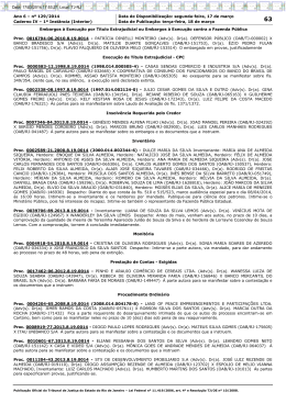 Ano 6 &ndash; n&ordm; 129/2014 Data de Disponibiliza&ccedil;&atilde;o: segunda