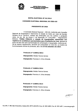 Edital n&ordm; 04 - Crea-GO