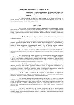 DECRETO N&ordm; 15.924 DE 06 DE FEVEREIRO DE 2015