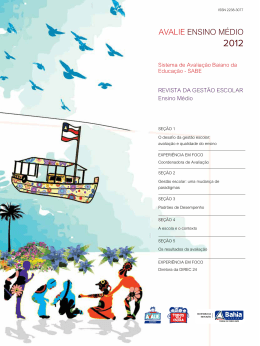 Revista da Gestão Escolar – PDF - Avalie Bahia