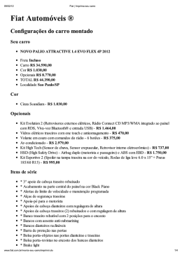 Imprimir - Fiat | Imprima seu carro