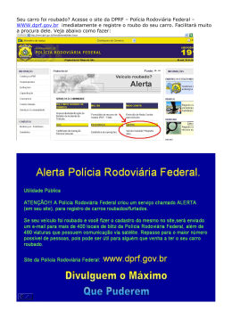 Seu carro foi roubado