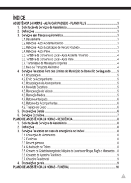 Assistência 24 horas e Vidros Plano Plus