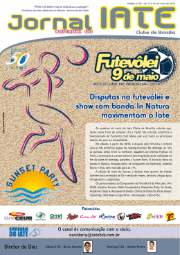Jornal 20_10 - Iate Clube de Bras&iacute;lia