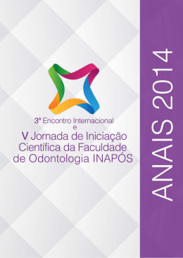 3&ordm; Encontro Internacional e V Jornada de Inicia&ccedil;&atilde;o