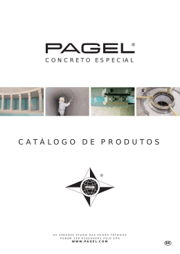 CATÁLOGO DE PRODUTOS - Pagel Spezial