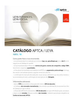 Catálogo APTCA / LeYa de Abril `12.