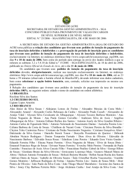 estado do acre secretaria de estado da gest&atilde;o