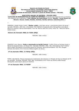 Governo do Estado do Cear&aacute; Secretaria da Ci&ecirc;ncia