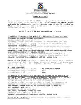 - Tribunal de Justi&ccedil;a do Estado do Tocantins