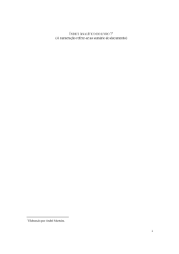 (A numera&ccedil;&atilde;o refere-se ao sum&aacute;rio do documento)