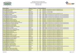 Resultado Final e Convocação para 1ª Chamada de Matrículas