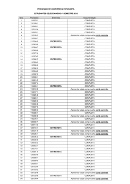 Resultado PAE 1º semestre 2013 []