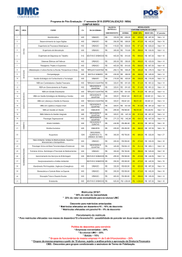 P&oacute;s Gradua&ccedil;&atilde;o