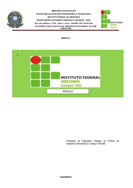 Anexos dos Programas Integrais 2015