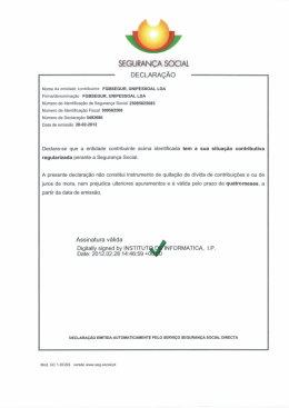 SEGURAN&Ccedil;A SOCiAL