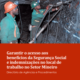 Garantir o acesso aos benef&iacute;cios da Seguran&ccedil;a Social e