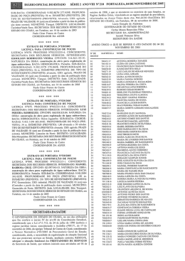 di&aacute;rio oficial do estado s&eacute;rie 2 ano viii n&deg; 210 fortaleza - MOVA-SE