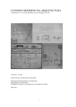 Ensino Moderno da Arquitectura 1932-1974