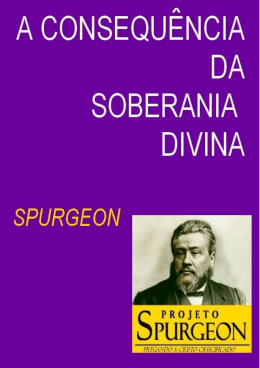 A Consequencia da Soberania Divina