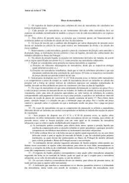 Anexo ao Aviso n&ordm; 7/96 Risco de mercadorias 1