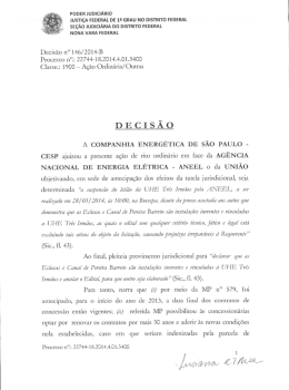 PDDER IuDIcIARIo JUSTIÇA FEDERAL DE 12 GRAU No