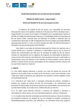 SECRETARIA MUNICIPAL DE CULTURA DO RIO
