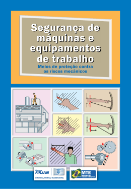 Seguran&ccedil;a de m&aacute;quinas e equipamentos de trabalho